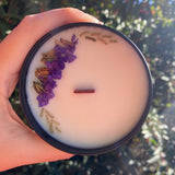 BOUGIE naturelle cire de soja belle luce cosmetiques switzerland armoacare fleurs