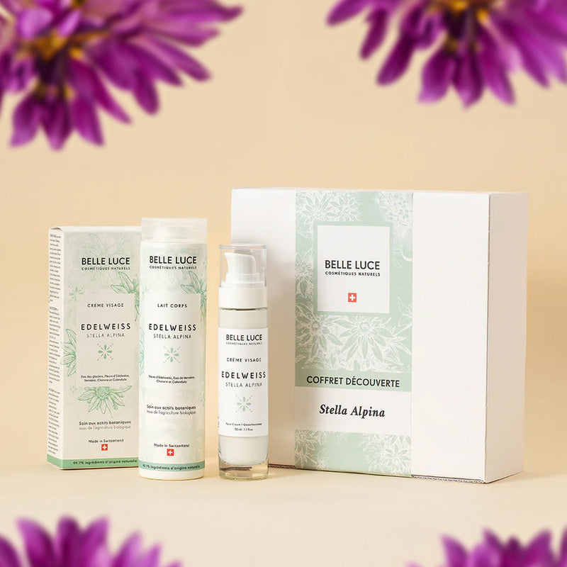 Geschenkbox – Tagescreme und Körpermilch mit Edelweiß – Anti-Aging