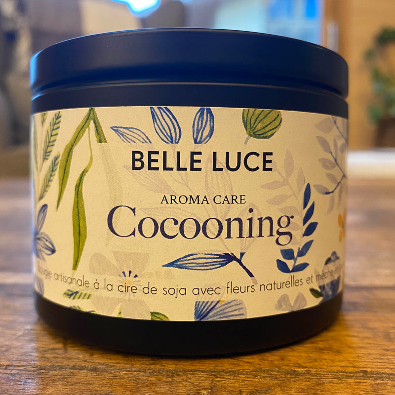 Bougie Parfumée végétale "Cocooning" - Cire de Soja naturelle