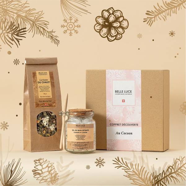 Coffret Détente Montagne : Sel de bain et Tisane du Chalet