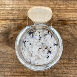 Sel de bain Détente - Chanvre et Lavande belle luce cosmetiques -made in switzerland