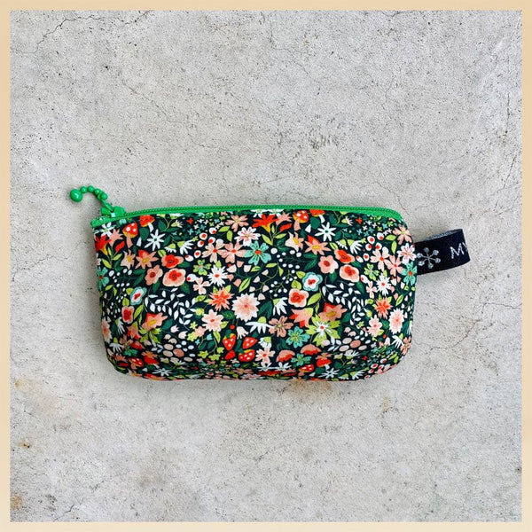 Makeup bag - Lined fabric - Oeko-tex - Green